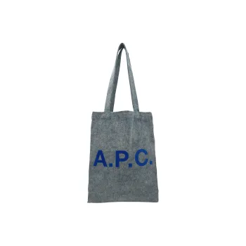 A.P.C Denim Tote Bag Shopping Bag Shoulder Bag Handbag Unisex Light Blue