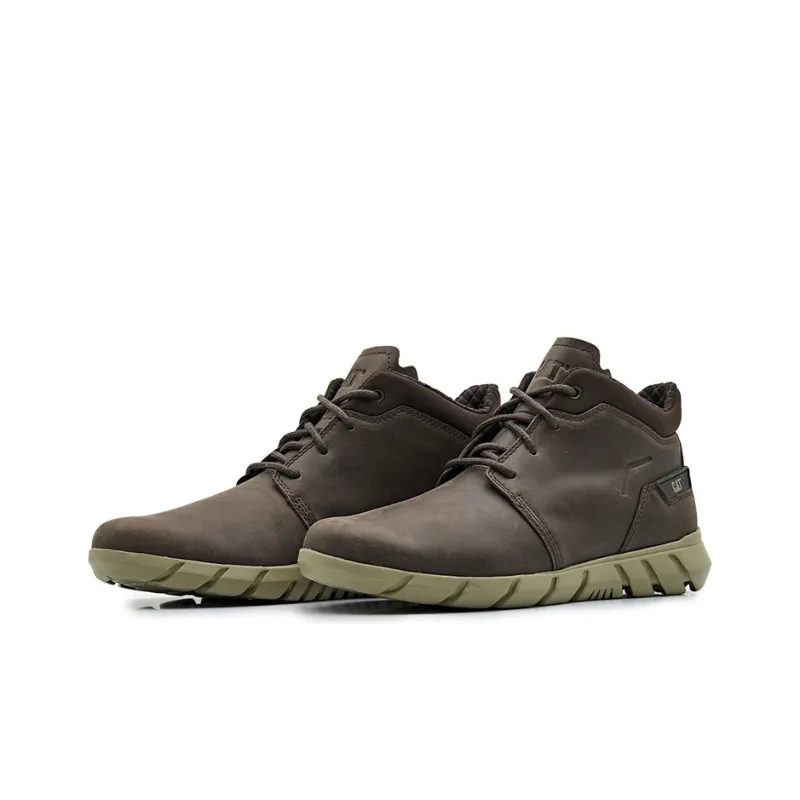 CAT Casual Shoes Men Mid Top Dark Umber-1