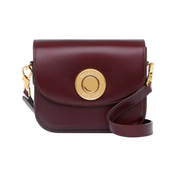 Burberry Elizabeth Calfskin Crossbody Bag Shoulder Bag Women's Fuchsia