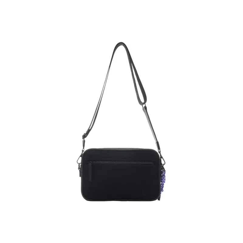 LiNing Fabric Camera Bag, Shoulder Bag, Crossbody Bag Large Size Unisex Black-4