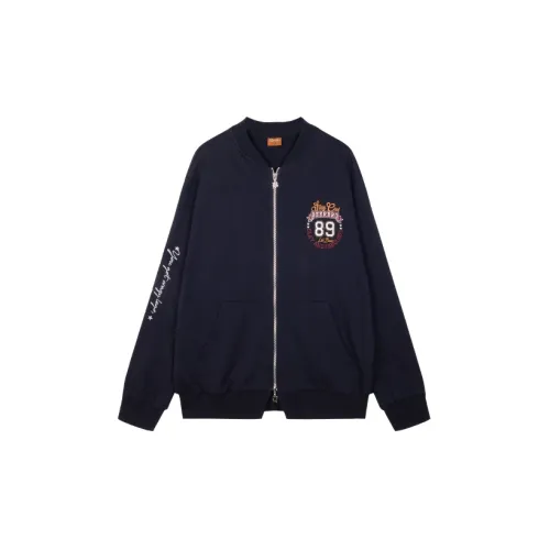 BEERBRO Jackets Unisex Navy Blue