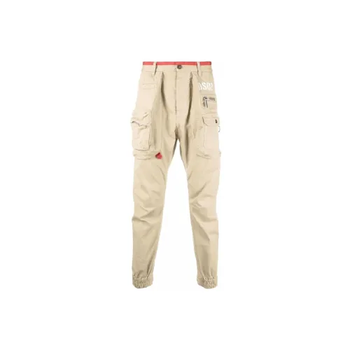 DSQUARED 2 Suit Trousers Men Khaki