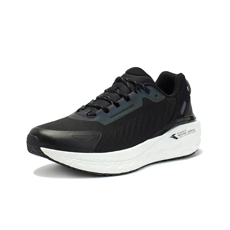 361° BOUND AIR 2.0 Waterproof Low Top Running Shoes Men's Black White Rainproof Comfortable Cushioning-1