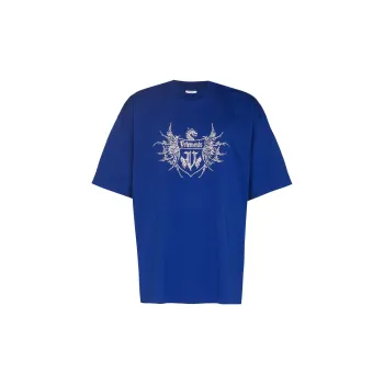 Vetements T-Shirts Men Blue