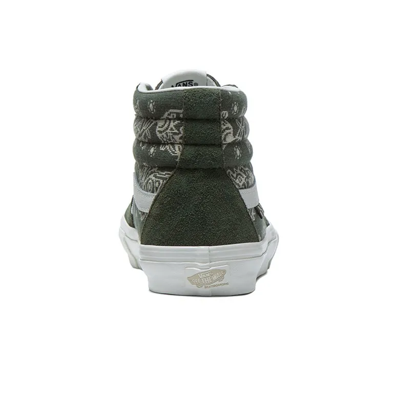 Vans SK8 HI Skate 'Dark Green'-3