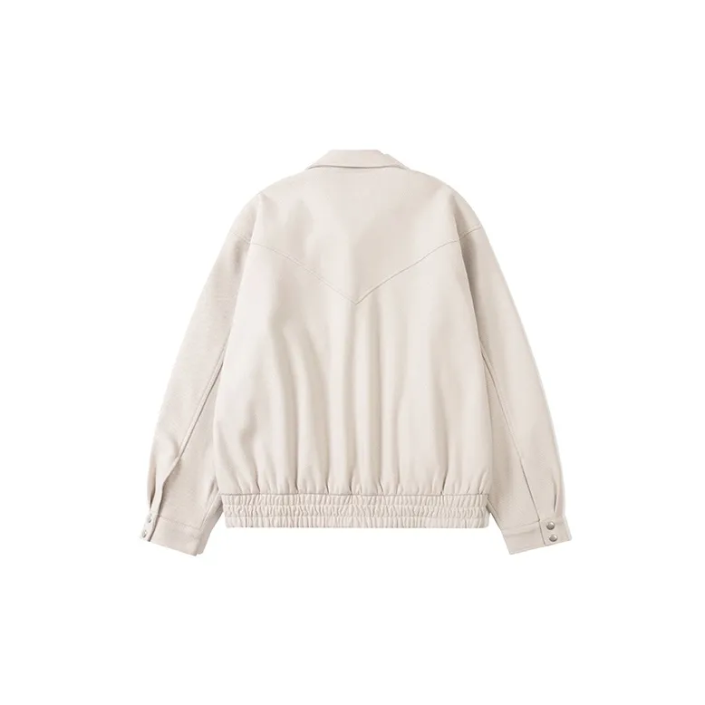 DIMC Loose Fit Jacket Unisex Beige-1