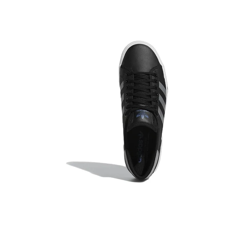 Adidas Originals Abaca Anti Slip Wear Resistant Low Top Skateboard Shoes Unisex Black Gray-4
