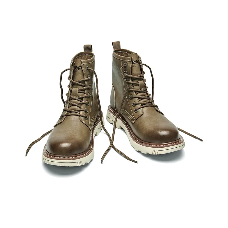 Jeep Short Martin Boot Men's Khaki-4
