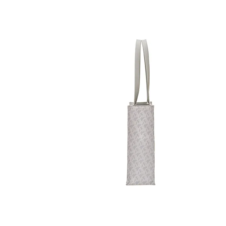 NERDY Polyester Tote Bag, Shopping Bag, Combo Bag, Shoulder Bag Unisex Light Gray-3