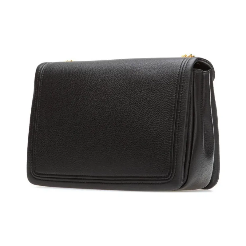 Valentino Calfskin Portable Crossbody Bag Shoulder Bag Women's Black-1