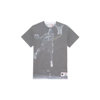 Mitchell Ness T Shirts Unisex Gray
