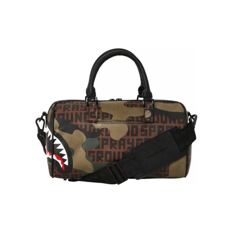 SPRAYGROUND Boston Bag Luggage Bag Shoulder Bag Crossbody Handbag Mini Unisex Camouflage-1