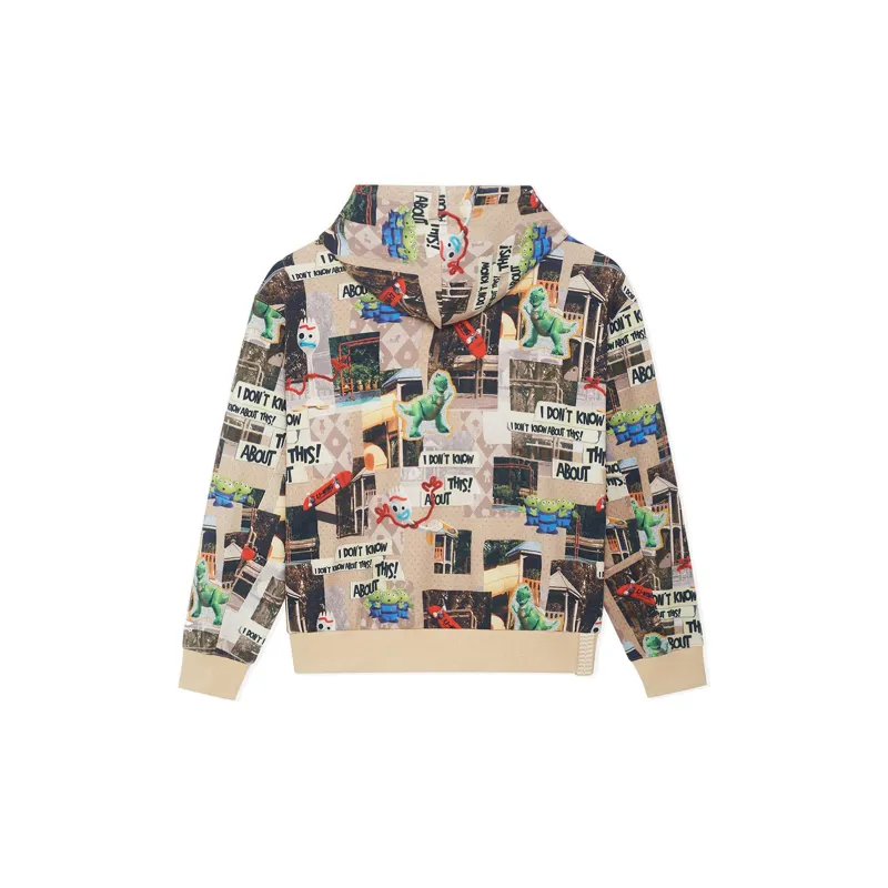LiNing x Disney Sweatshirt Unisex Milk Umber All Over Print-1