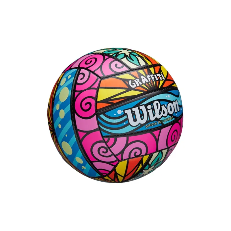 Wilson Butyl Size 5 Ball Volleyball Unisex Rose Red-1