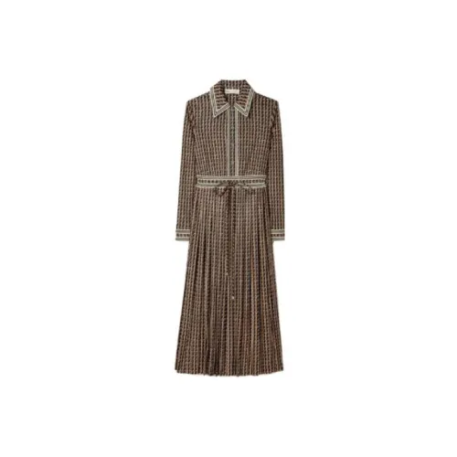 TORY BURCH Long-Sleeved Dresses Women's Brown