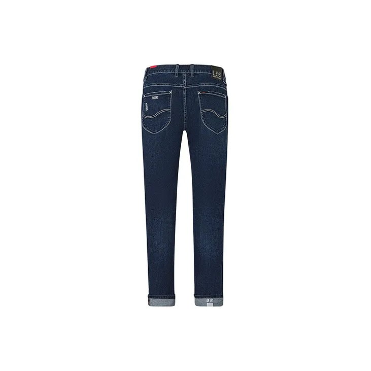 Lee FW22 Slim Fit Pants Jeans Men's Dark Blue-1