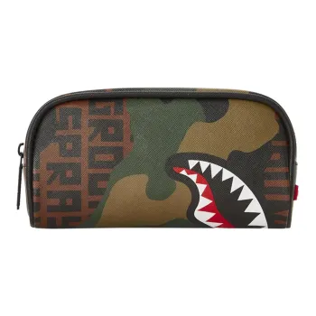 SPRAYGROUND PVC Clutch Makeup Bag Unisex Camouflage