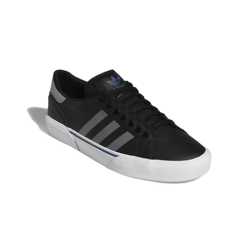 Adidas Originals Abaca Anti Slip Wear Resistant Low Top Skateboard Shoes Unisex Black Gray-2