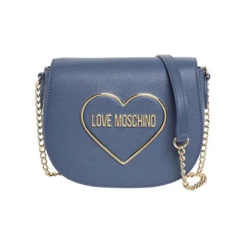 LOVE MOSCHINO Polyurethane Shoulder Bag Crossbody Bag Women's Blue