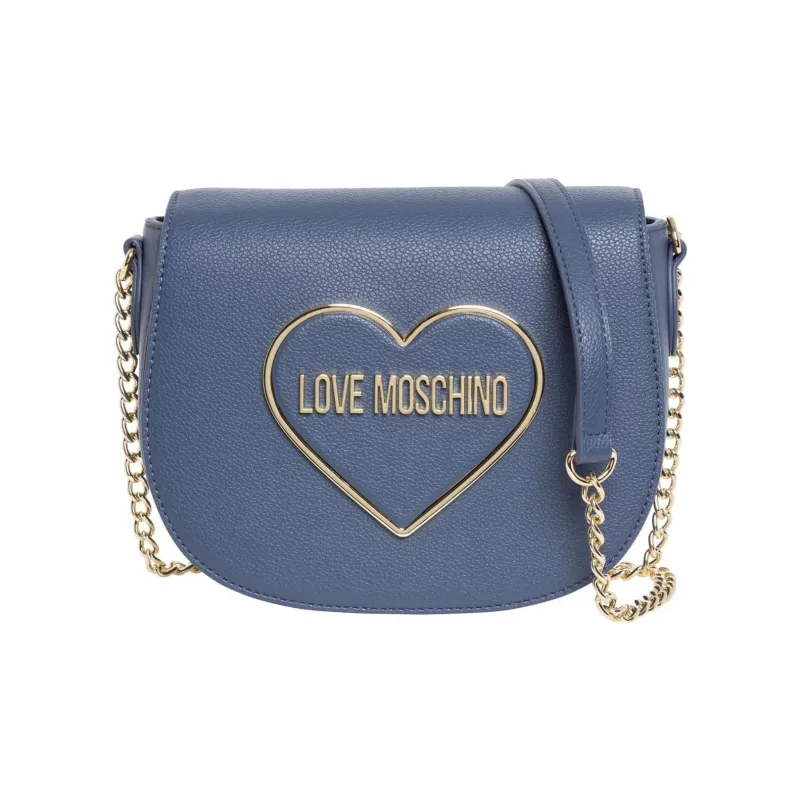 LOVE MOSCHINO Polyurethane Shoulder Bag Crossbody Bag Women's Blue-0