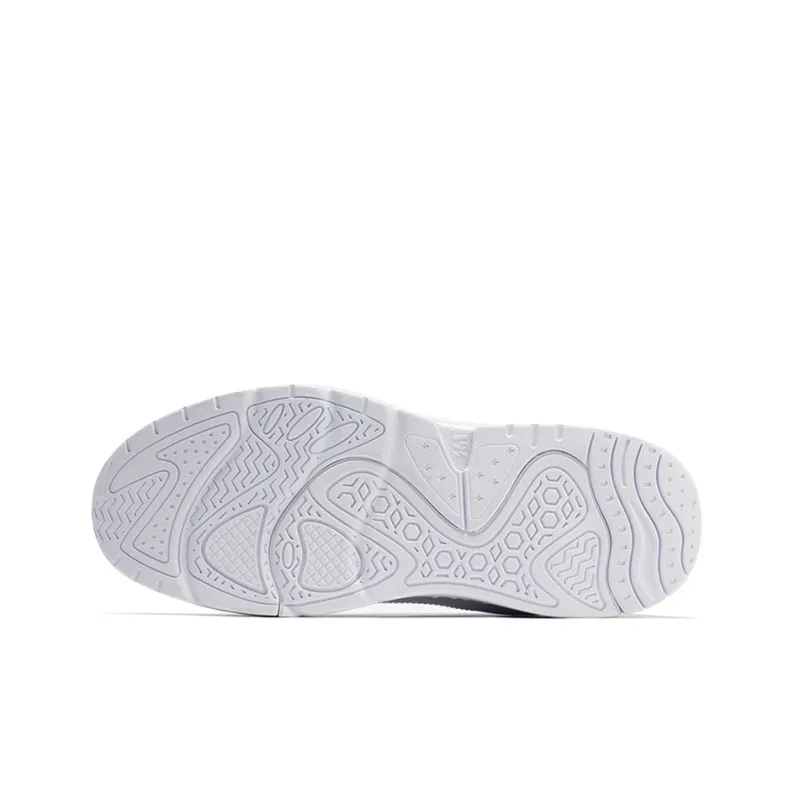 361° Bang Rebound Technology Slip Resistant, Abrasion Resistant, Breathable Low Top Skateboard Shoes Men's White Blue-4