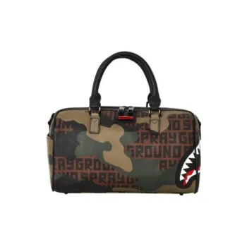 SPRAYGROUND Boston Bag Luggage Bag Shoulder Bag Crossbody Handbag Mini Unisex Camouflage