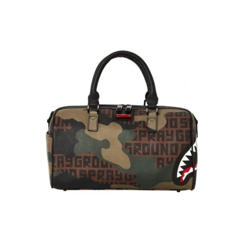 SPRAYGROUND Boston Bag Luggage Bag Shoulder Bag Crossbody Handbag Mini Unisex Camouflage-0