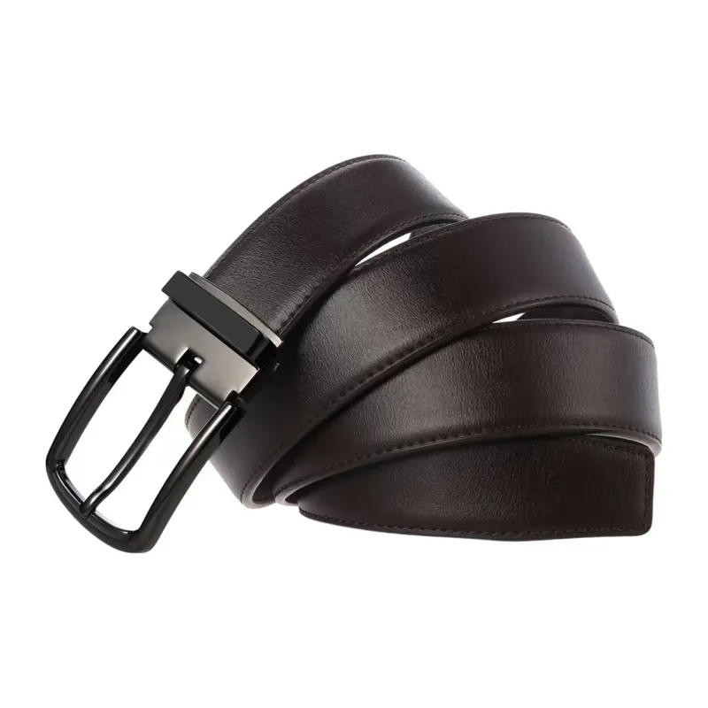 ALIEN BANG Cow Leather Leather Belts Men's 3.5CM-2