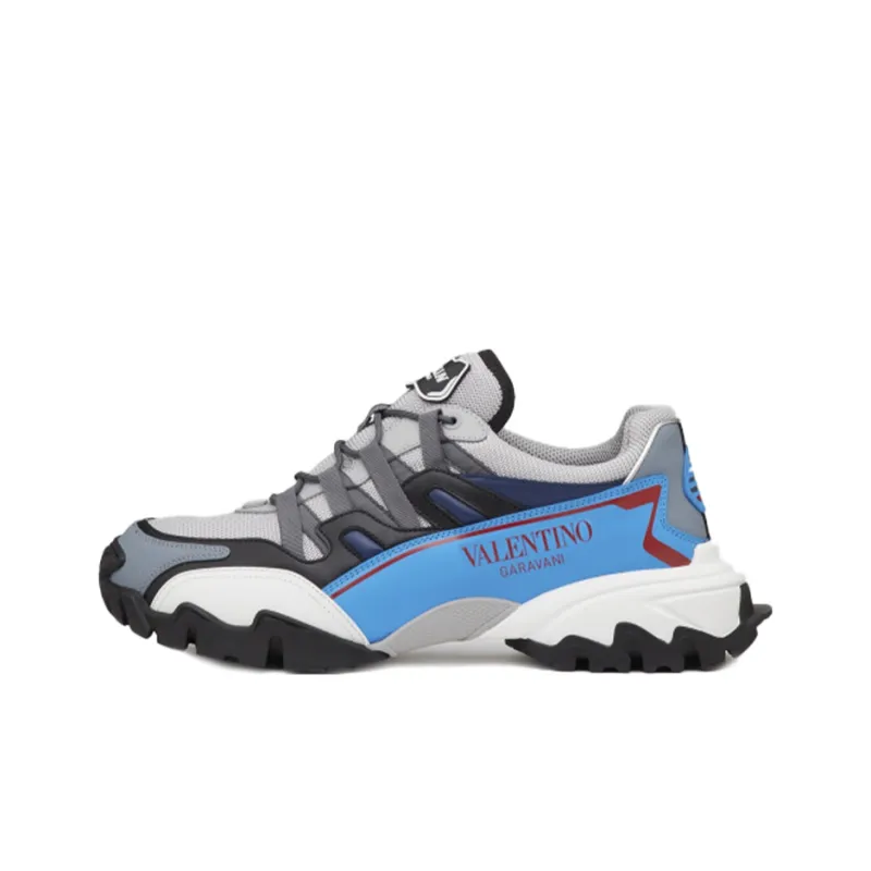 Valentino Climbers GARAVANI Low Top Casual Shoes Men's Blue-0