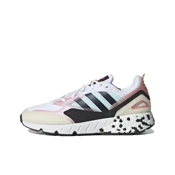 Adidas Originals ZX 1K Boost 2.0 Anti-Slip And Wear-Resistant Lightweight Low-Top Casual Shoes Men's White Black Pink