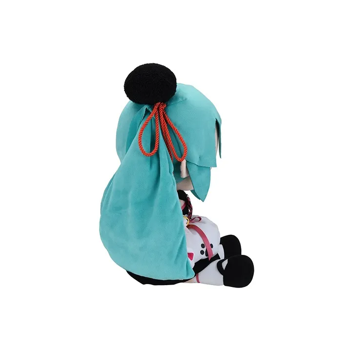 SEGA Hatsune Miku Collection Panda Red Bean Bag L Size Dolls Plush Doll 40cm High-1