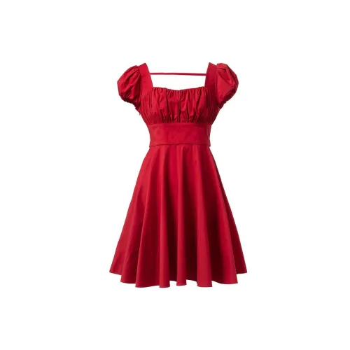 LOFT SHINE Short-Sleeved Dresses Women's Red