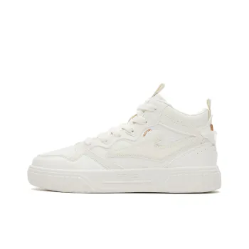 Erke Cake Mid Top Skateboard Shoes Women's White Brown