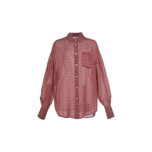 LOFT SHINE Shirts Women's Checkered Color