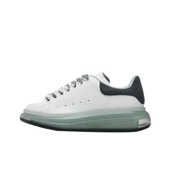 Alexander McQueen Transparent Sole Oversized Sneakers 'White Green' Women's