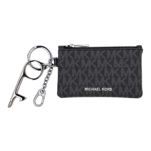 MICHAEL KORS Coated Canvas Wallet Men's Black