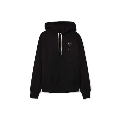 Amiparis PUMA X Ami Co-Branded Series Sweatshirts Men Black