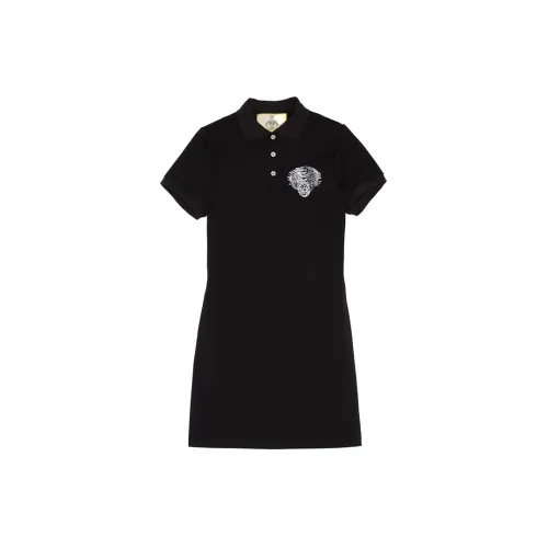 Ed Hardy Short-Sleeved Dresses Women's Black E1OBW268