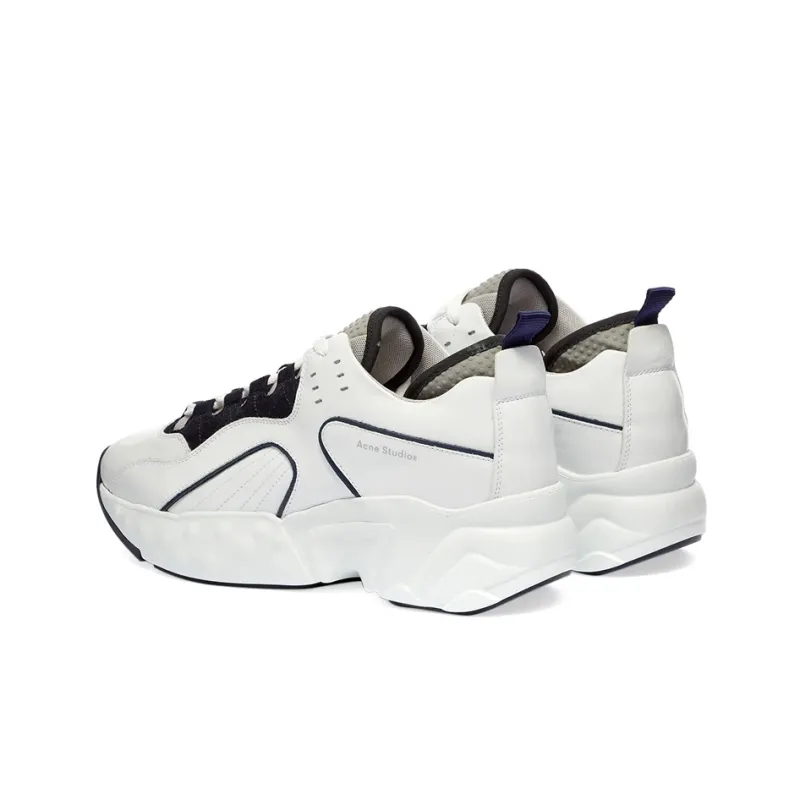 Acne Studios Rockaway Low Top Casual Shoes Men's White-3