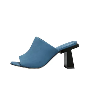 TORY BURCH Slip-Resistant Slide Slippers Women's Blue