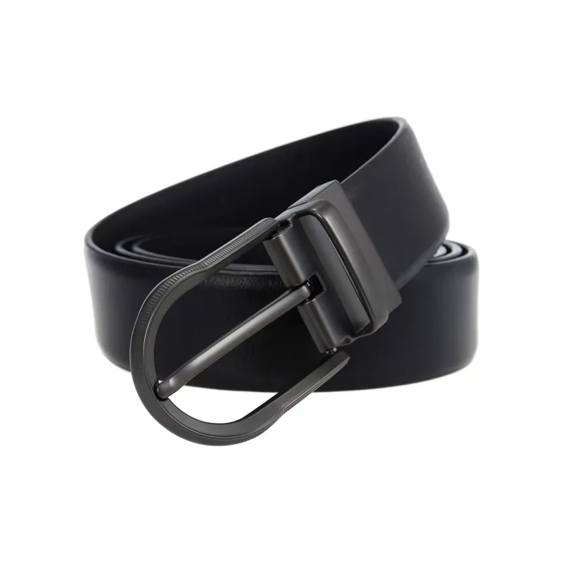 ALIEN BANG Cow Leather Leather Belts Men's 3.5CM-1