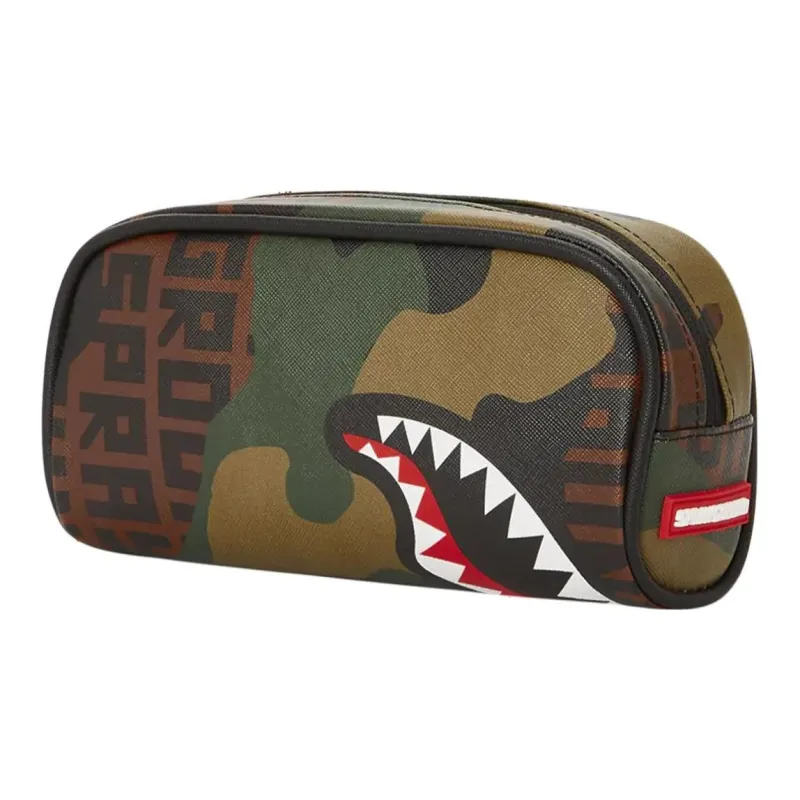 SPRAYGROUND PVC Clutch Makeup Bag Unisex Camouflage-2