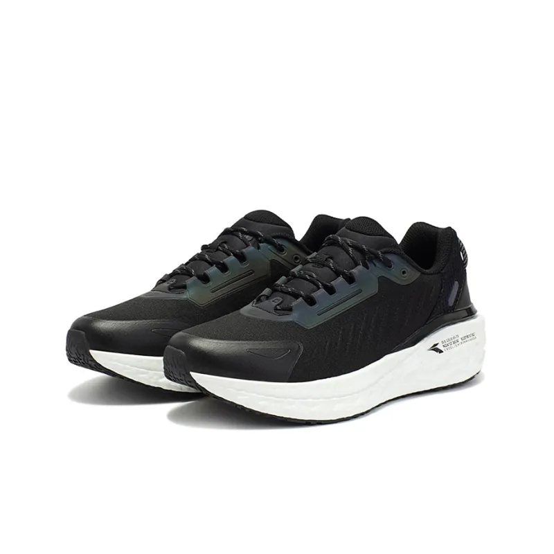 361° BOUND AIR 2.0 Waterproof Low Top Running Shoes Men's Black White Rainproof Comfortable Cushioning-2