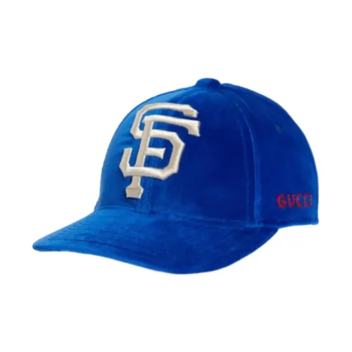 GUCCI Baseball Caps Unisex Blue