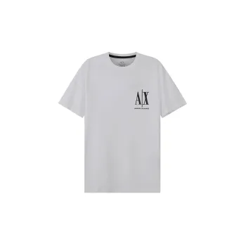 ARMANI EXCHANGE Logo Embroidered Crewneck T Shirt