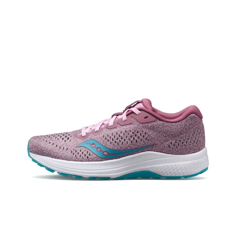 Saucony Clarion 2 Running Shoes Women's Low-Top Pink/White/Blue-0