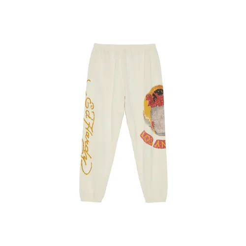 Ed Hardy Casual Pants Men Ivory White