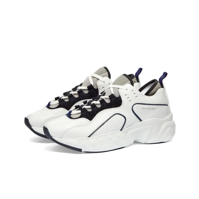 Acne Studios Rockaway Low Top Casual Shoes Men's White-2