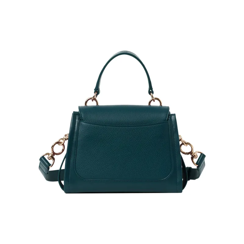 Chloe Tess Calfskin Shoulder Bag Crossbody Bag Handbag Mini Women's Emerald Green-1