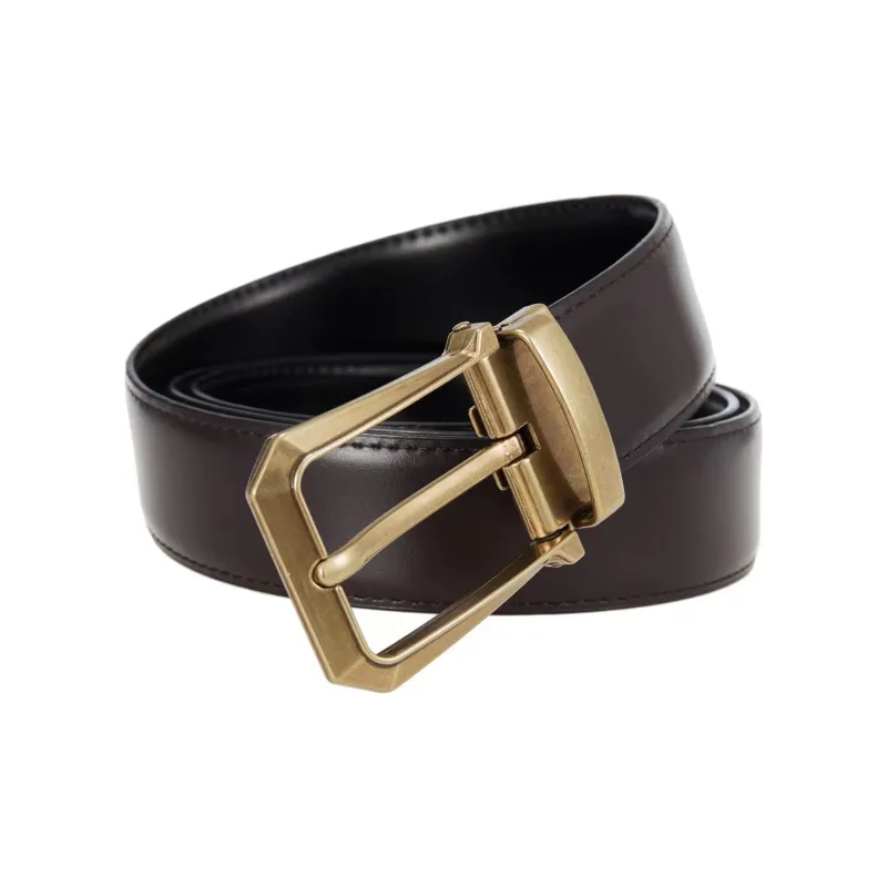 ALIEN BANG Cow Leather Leather Belts Men's 3.5CM-1
